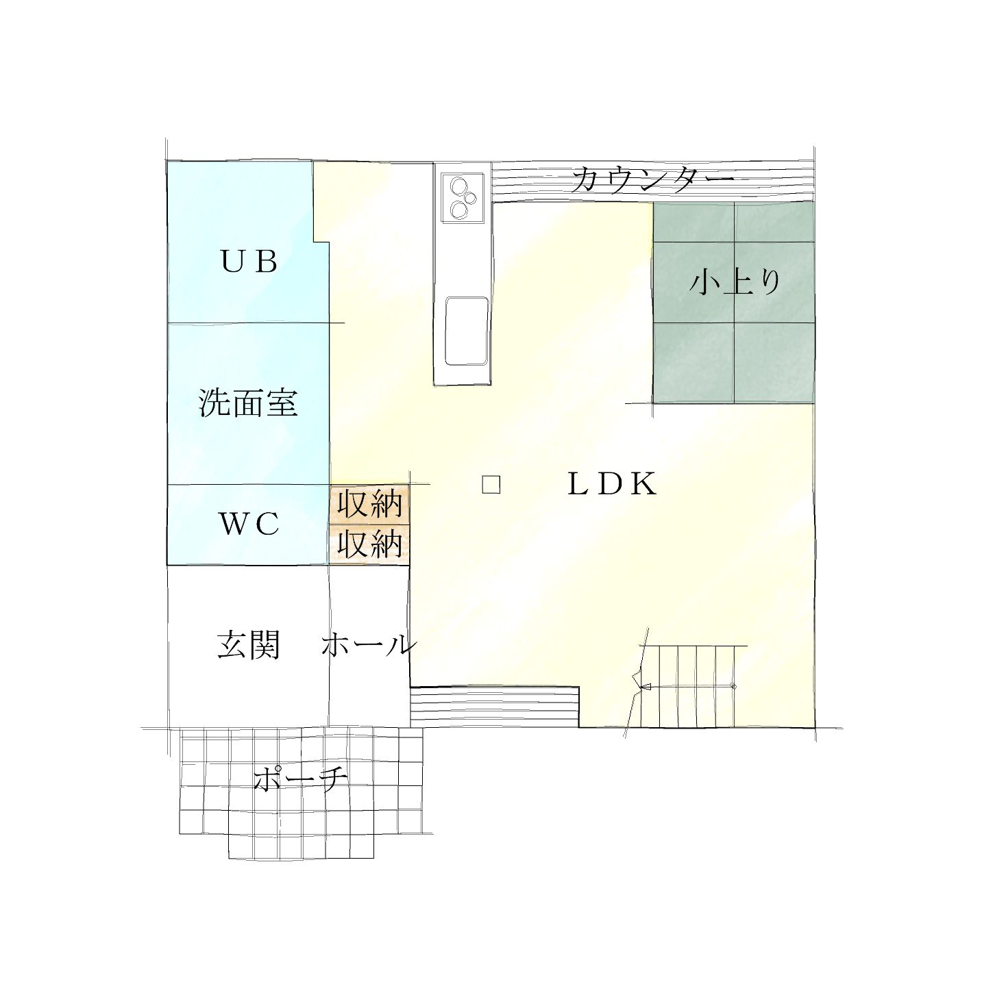 1階間取り図