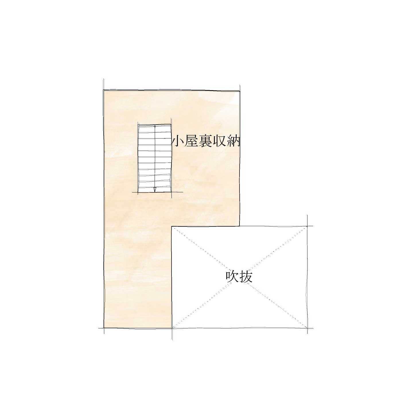 小屋裏間取り図