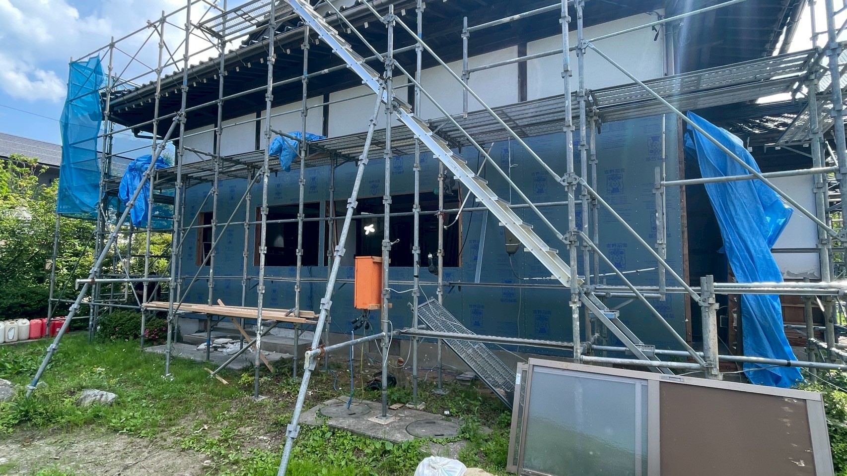 鶴岡市下小中地内／築34年リノベーション工事(鶴岡市耐震改修、先進的窓リノベ、子育てグリーン住宅事業)